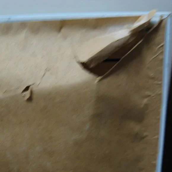 Custom Blue Framed Needlepoint Patio Floral Scene Framed Art Picture 13 x 18 - Picture 3 of 10